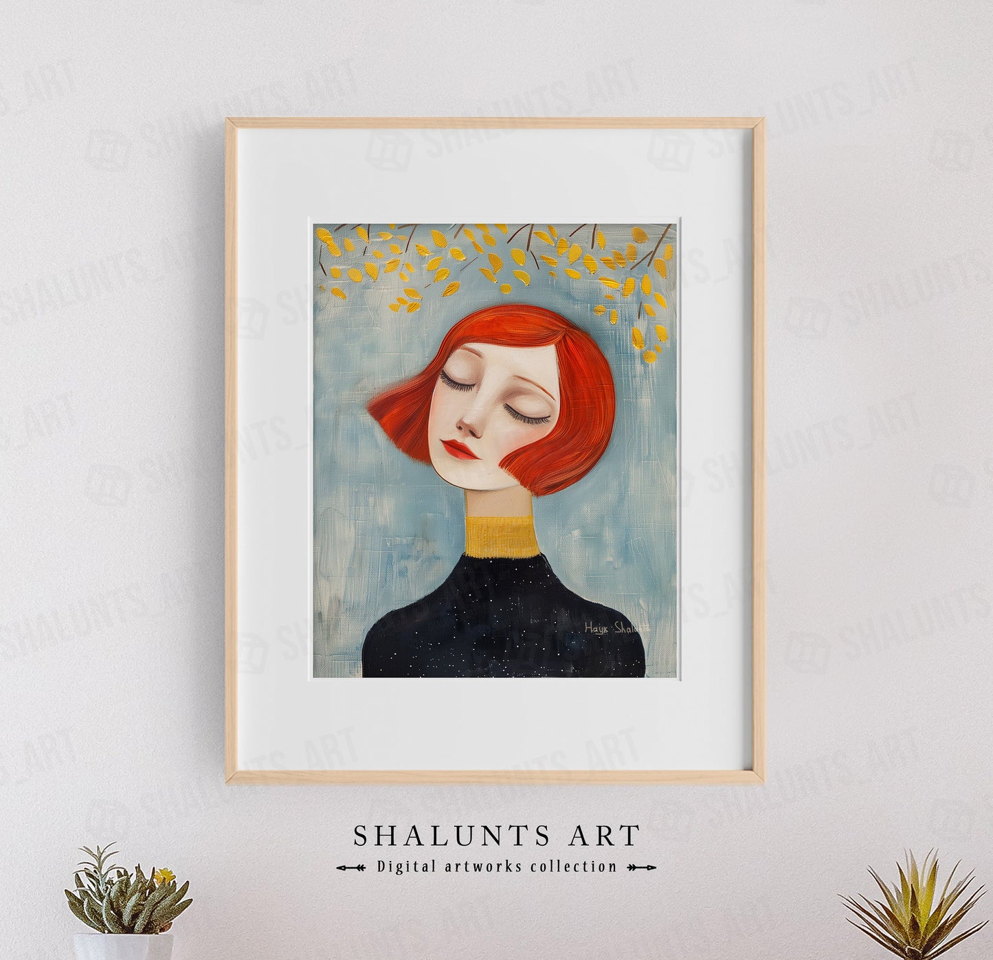 In the field of dreams No.3 - Digital download, Wall art printable download, Surreal, Abstract painting digital download, Large wall art