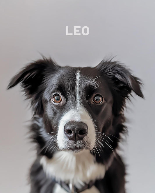 Dog Personalized Custom Portrait. Dog Portrait Wall Art Digital Download. High Resolution Digital Art Ready To Be Printed.