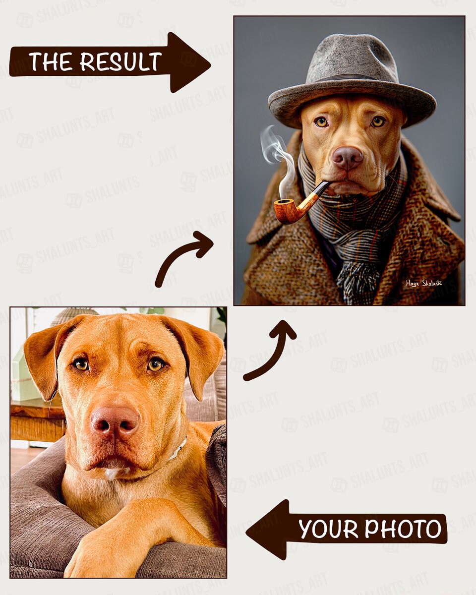 Custom Dog Portrait Commissions - Digital Download